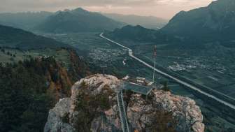 Piattaforma panoramica di Pizalun