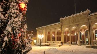 Neve, Tourimsus, Bad Ragaz, sala da biliardo del paese, centro