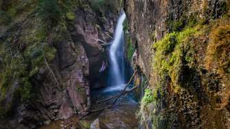 Sentiero delle castagne, cascate, Murgbach, Murg
