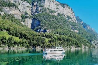 Navigazione sul Lago di Walen © Heidiland Tourismus