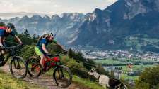 Alpi, montagne, bici, Biking on Flumserberg, percorso per mountain bike, Gonzen, Heidiland - mountain bike, Heidiland Trailtour, mountain bike, sport in mountain bike, MTB, Alpi svizzere, escursioni