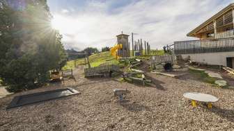 Parco giochi presso il ristorante Sennästube