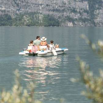 Giro in pedalò sul lago di Walen © Thomas Kessler Visuals