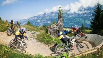 Scuola per motociclisti Flumserberg