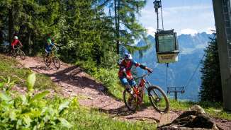 Montagne, bicicletta