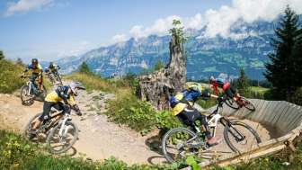 Scuola per motociclisti Flumserberg