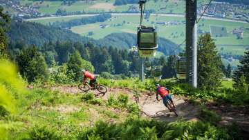 Montagne, Biking on Flumserberg, BlueSalamander, Bike
