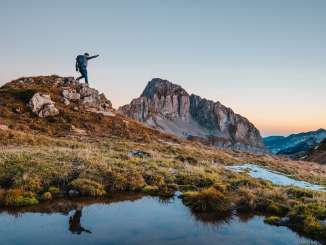Tour delle capanne Murgsee-Storia Autunno dorato, giro turistico, Murgsee, Murg, rifugio, escursioni a lungo raggio