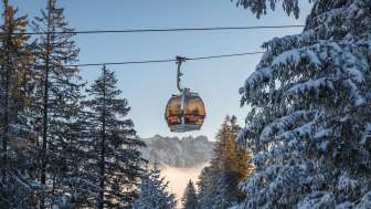 Bergjet Flumserberg in inverno