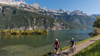 Tour culinario, Walensee, montagne, attività estiva, sole, delizie culinarie, tour in e-bike, Riviera Walensee