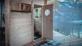 Sauna sul lago di Walen