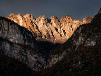 Lüsis_Autunno Berschis, Lüsis, montagne, Churfirsten, autunno