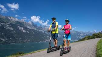 Tour del Walensee con picnic in scooter elettrico