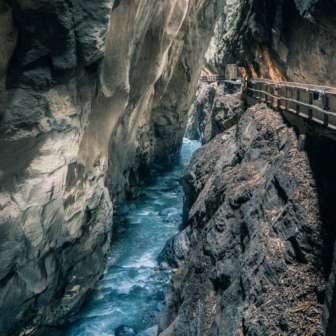 La piccola gola di Tamina e le antiche terme di Pfäfers