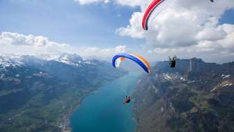 Volo tandem in parapendio Walensee - Flums - Pizol Volo tandem in parapendio Walensee - Flums - Pizol