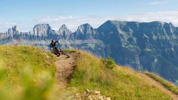 Divertimento in bicicletta Flumserberg