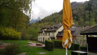 Minigolf con chiosco nei giardini termali di Bad Ragaz