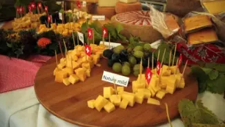 Premio per il formaggio di malga sul Flumserberg Piatto di formaggi