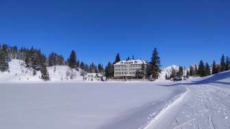 Berghotel Seebenalp in inverno