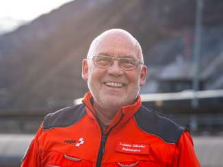 Ritratto di Luciano Gähwiler in uniforme Rega