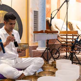 "Bagno sonoro "galleggiante