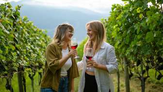 Fläsch, zaino degustazione vino, Bündner Herrschaft, Maienfeld, bere vino, zaino picnic, degustazione vino, autunno