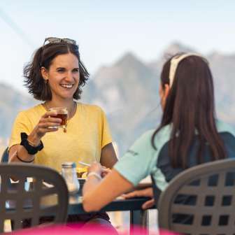 Piatto principale alla locanda di montagna Prodkamm © Bergbahnen Flumserberg