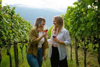 Degustazione di vini nei vigneti © Heidiland Tourismus