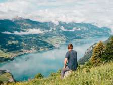 Walenstadtberg, Walensee, estate in montagna, tour di più giorni, Tschingla, rifugio, panorama