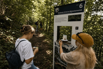 Pannelli informativi lungo il percorso © Heidiland Tourismus AG
