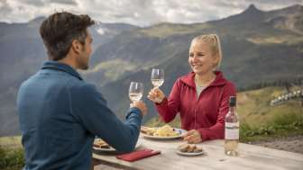 Antipasto al ristorante panoramico Maschgenkamm © Bergbahnen Flumserberg