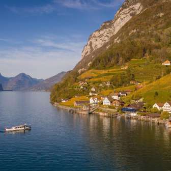 Quinten e il lago di Walen © Heidiland Tourismus / Dolores Rupa