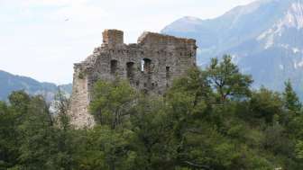 Rovine del castello di Wartenstein Rovine del castello di Wartenstein