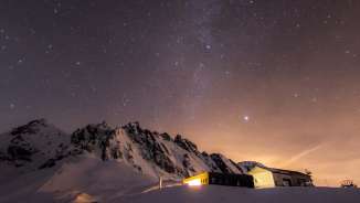 Discesa al chiaro di luna sul Pizol Discesa al chiaro di luna sul Pizol