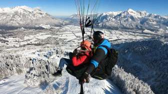 Parapendio invernale Panorama alpino, offerta