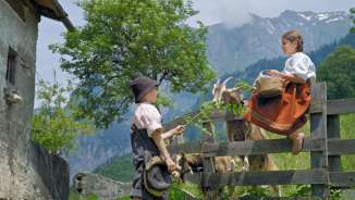 Heidi e Peter Peter, Alp, Heidi, Heidi e Peter, villaggio di Heidi, Geissen, storia