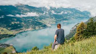 Walenstadtberg, Walensee, estate in montagna, tour di più giorni, Tschingla, rifugio, panorama