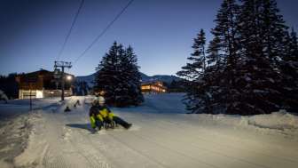 Slittino notturno Flumserberg