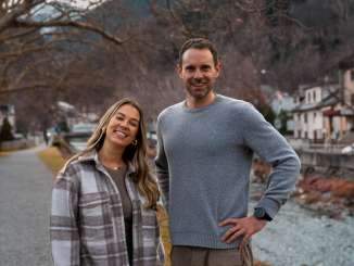 Jennifer Meisser e Manuel Rothmund sono in riva al Tamina