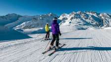 Pizol, inverno, neve, cielo blu, Pizolbahnen, umore mattutino, sci, pista