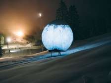 Flumserberg Galaxie, luce, pista Chrüz, sci notturno, Flumserberg, après-ski