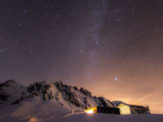 Discesa al chiaro di luna sul Pizol