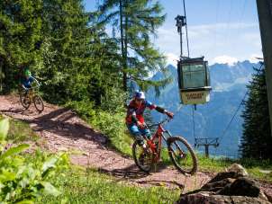 Montagne, bicicletta