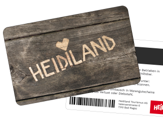 Carta regalo Heidiland, fronte/retro