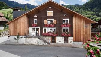 Casa di scandole a Oberterzen