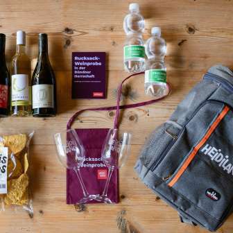 Contenuto dello zaino © Heidiland Tourismus