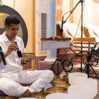 "Bagno sonoro "galleggiante